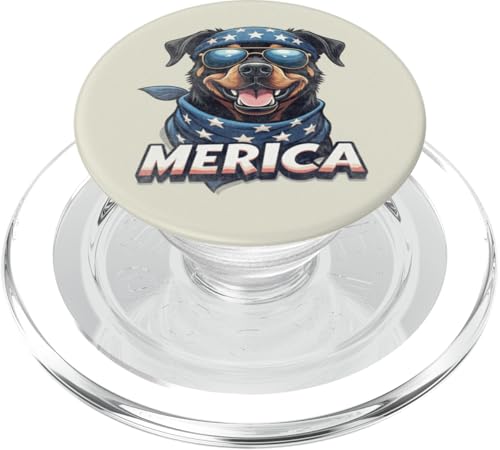 Vintage Rottweiler 4. Juli Merica PopSockets PopGrip für MagSafe Vintage Rottweiler 4. Juli Merica PopSockets PopGrip für MagSafe von USA Funny dog apparel for the holidays