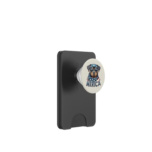 Vintage Rottweiler 4. Juli Merica PopSockets PopWallet für MagSafe Vintage Rottweiler 4. Juli Merica PopSockets PopWallet für MagSafe von USA Funny dog apparel for the holidays
