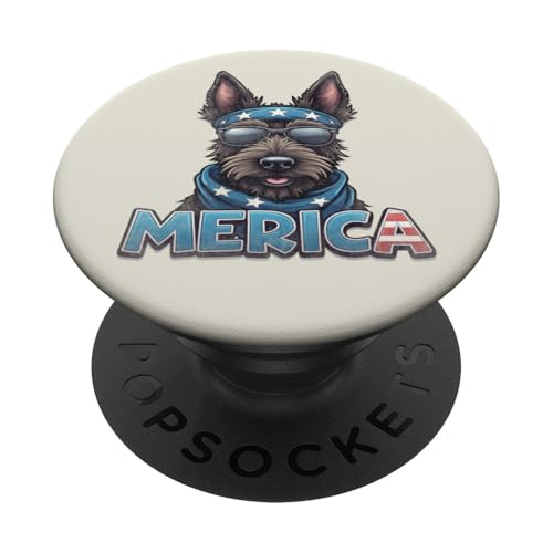 Vintage Scottish Terrier 4. Juli Merica PopSockets Klebender PopGrip Vintage Scottish Terrier 4. Juli Merica PopSockets Klebender PopGrip von USA Funny dog apparel for the holidays