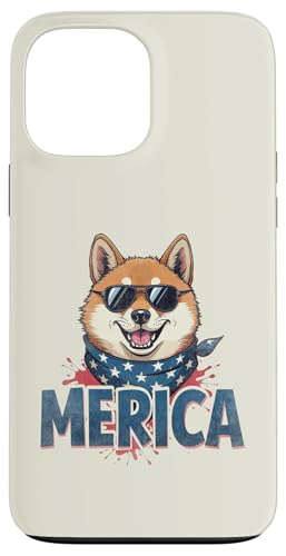 Vintage Shiba Inu 4. Juli Merica Hülle für iPhone 13 Pro Max Vintage Shiba Inu 4. Juli Merica Hülle für iPhone 13 Pro Max von USA Funny dog apparel for the holidays