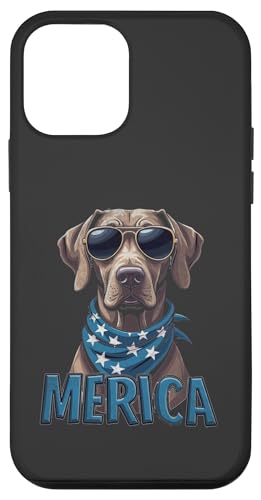 Vintage Weimaraner 4. Juli Merica Hülle für iPhone 12 mini Vintage Weimaraner 4. Juli Merica Hülle für iPhone 12 mini von USA Funny dog apparel for the holidays
