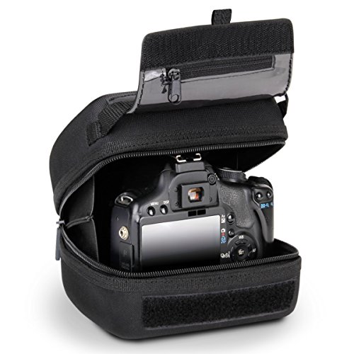 USA Gear Kameratasche für Spiegelreflexkameras mit Quick Access, Gepolstertes Hard Shell Case mit Molded Eva Protection, Gürtelschlaufe - Passend für Nikon, Canon und Weitere DSLR/SLR USA Gear Kameratasche für Spiegelreflexkameras mit Quick Access, Gepolstertes Hard Shell Case mit Molded Eva Protection, Gürtelschlaufe - Passend für Nikon, Canon und Weitere DSLR/SLR von USA Gear