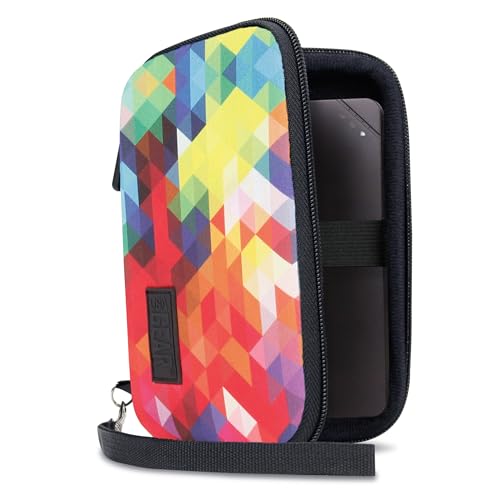 USA Gear Mobiler WLAN-Hotspot-Tragetaschenhalter mit Ethernet-Kabeltasche – kompatibel mit GlocalMe, Skyroam Solis, Netgear, TP-Link M7450 M7650 M7350, Huawei, Tenda 4g185 und mehr - Geometrisch USA Gear Mobiler WLAN-Hotspot-Tragetaschenhalter mit Ethernet-Kabeltasche – kompatibel mit GlocalMe, Skyroam Solis, Netgear, TP-Link M7450 M7650 M7350, Huawei, Tenda 4g185 und mehr - Geometrisch von USA Gear
