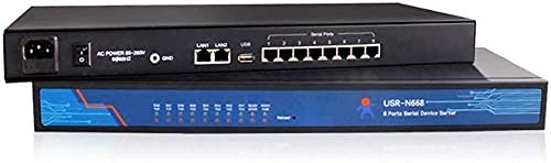 USRCN USR-N668 8 Ports Serielle Ports Gerät RS232 / RS485 / RS422 Seriell zu Ethernet Konverter Modul Unterstützt SSL TCP Server/UDP Klient von USRCN