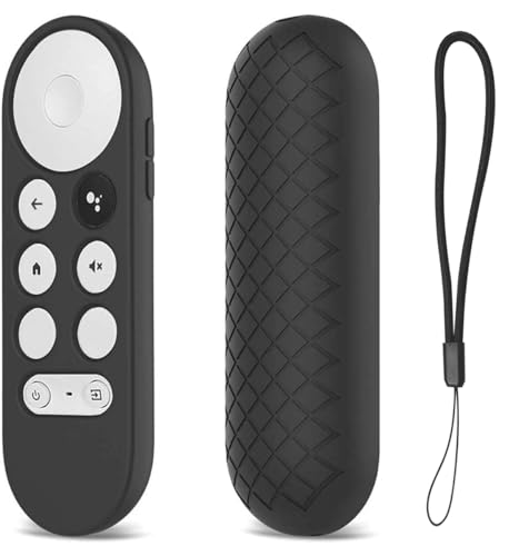 USTIYA Für Chromecast mit Google TV Voice Remote Case Cover (schwarz) von USTIYA