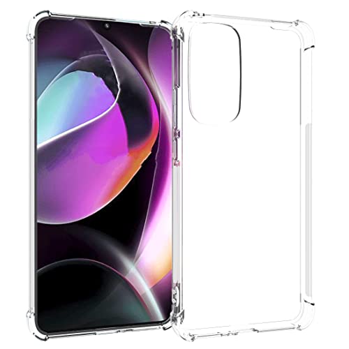 USTIYA Hülle für Motorola Moto Edge 30 5G Clear TPU Vier Ecken Schutzhülle Transparent Soft Funda USTIYA Hülle für Motorola Moto Edge 30 5G Clear TPU Vier Ecken Schutzhülle Transparent Soft Funda von USTIYA