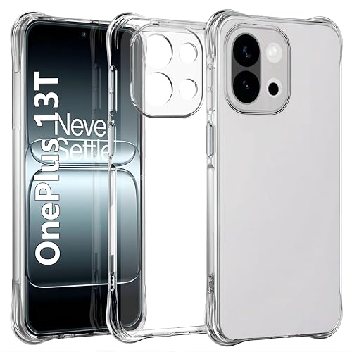 USTIYA Schutzhülle für OnePlus 13T 5G, transparent, TPU, vier Ecken, militärische Qualität, transparent, weiche Funda USTIYA Schutzhülle für OnePlus 13T 5G, transparent, TPU, vier Ecken, militärische Qualität, transparent, weiche Funda von USTIYA