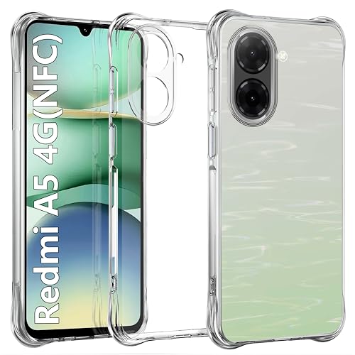 USTIYA Schutzhülle für Redmi A5 4G NFC Clear TPU Vier Ecken Militär Grade Schutz Cover Transparent Soft Funda USTIYA Schutzhülle für Redmi A5 4G NFC Clear TPU Vier Ecken Militär Grade Schutz Cover Transparent Soft Funda von USTIYA