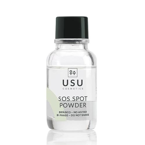 SOS Spot Powder mit Double Action - 18 g - Hilft bei Unreinheiten im Gesicht - Beruhigende und Schützende Eigenschaften - Geeignet für Fettige und Mischhaut mit Unreinheiten - USU Cosmetics von USU Cosmetics