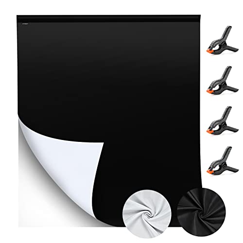 UTEBIT Foto Hintergrund Weiß und Schwarz, 2 in 1 Fotohintergrund Doppelseitiger Schwarz Weiß Screen Backdrop Faltbare Stoff für Fotografie Hintergrundsystem, Video und Fernsehen (1.5mx2m) UTEBIT Foto Hintergrund Weiß und Schwarz, 2 in 1 Fotohintergrund Doppelseitiger Schwarz Weiß Screen Backdrop Faltbare Stoff für Fotografie Hintergrundsystem, Video und Fernsehen (1.5mx2m) von UTEBIT