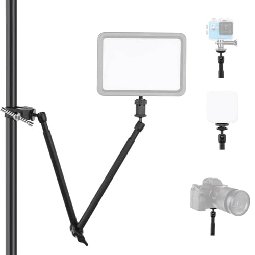 UTEBIT 22 Zoll Magic Arm mit Super Clamp, Flexible Kamera Halterung mit Klemme mit 1/4 Hot Shoe für DSLR-Kamera und 1/4" und 3/8" Gewinde für Blitz, Licht, Monitor, Mikrofon UTEBIT 22 Zoll Magic Arm mit Super Clamp, Flexible Kamera Halterung mit Klemme mit 1/4 Hot Shoe für DSLR-Kamera und 1/4" und 3/8" Gewinde für Blitz, Licht, Monitor, Mikrofon von UTEBIT