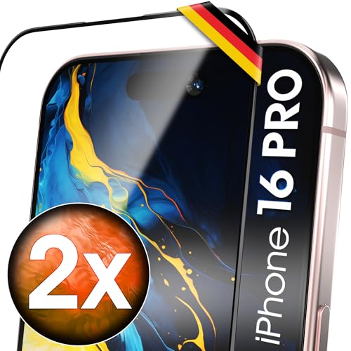 UTECTION 2X Full Screen Schutzglas für iPhone 16 PRO 6.3" > Perfekte Größe > Kinderleichte Anbringung > Ultra Robust und langlebig > Hier kaufen Sie Qualität und Nicht doppelt UTECTION 2X Full Screen Schutzglas für iPhone 16 PRO 6.3" > Perfekte Größe > Kinderleichte Anbringung > Ultra Robust und langlebig > Hier kaufen Sie Qualität und Nicht doppelt von UTECTION