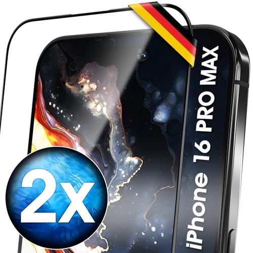 UTECTION 2X Full Screen Schutzglas für iPhone 16 PRO MAX 6.9" > Perfekte Größe > Kinderleichte Anbringung > Ultra Robust und langlebig > Hier kaufen Sie Qualität und Nicht doppelt UTECTION 2X Full Screen Schutzglas für iPhone 16 PRO MAX 6.9" > Perfekte Größe > Kinderleichte Anbringung > Ultra Robust und langlebig > Hier kaufen Sie Qualität und Nicht doppelt von UTECTION
