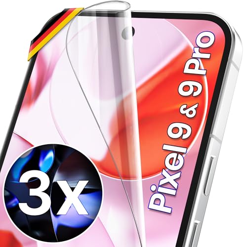 UTECTION 3X Schutzfolie für Google Pixel 9/ Pixel 9 PRO - Fingerabdruck kompatibel - Premium Folie KEIN Glas - Hüllenfreundlich - Anti Kratzer Displayschutzfolie Ultra Clear - Schutz Displayfolie UTECTION 3X Schutzfolie für Google Pixel 9/ Pixel 9 PRO - Fingerabdruck kompatibel - Premium Folie KEIN Glas - Hüllenfreundlich - Anti Kratzer Displayschutzfolie Ultra Clear - Schutz Displayfolie von UTECTION