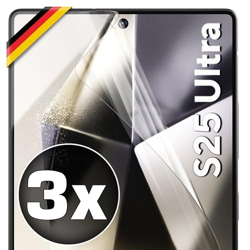UTECTION 3X Schutzfolie für Samsung Galaxy S25 Ultra - Fingerabdruck kompatibel - Premium Folie KEIN Glas - Hüllenfreundlich - Anti Kratzer Displayschutzfolie Ultra Clear UTECTION 3X Schutzfolie für Samsung Galaxy S25 Ultra - Fingerabdruck kompatibel - Premium Folie KEIN Glas - Hüllenfreundlich - Anti Kratzer Displayschutzfolie Ultra Clear von UTECTION