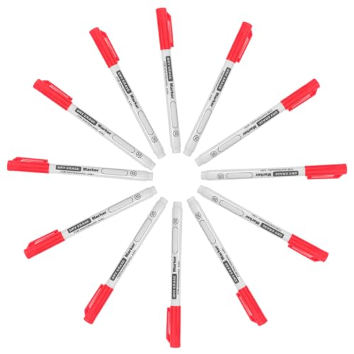 UTHCLO 12Stücke Marker Stifte für Whiteboards Spitze Leicht Abwischbar für Schule und Büro für Glatte Oberflächen Wie von UTHCLO
