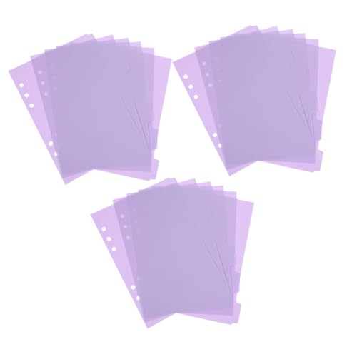 UTHCLO 18pcs A5 Tabbed Binder -trenner Einfügen in Index Kunststoff Kunststoff Schreibbare Registerkarten Farbige Binder Divider -blätter Für Eine Verbesserte Organisation in von UTHCLO