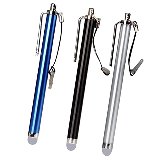 UTHCLO 3Stücke Kondensatorstift mit Leitfähigem Stoffkopf für Tablets Smartphones Laptops Touchscreen Stift für Zeichnen Notizen Dokumentenmarkierung Schwarz UTHCLO 3Stücke Kondensatorstift mit Leitfähigem Stoffkopf für Tablets Smartphones Laptops Touchscreen Stift für Zeichnen Notizen Dokumentenmarkierung Schwarz von UTHCLO