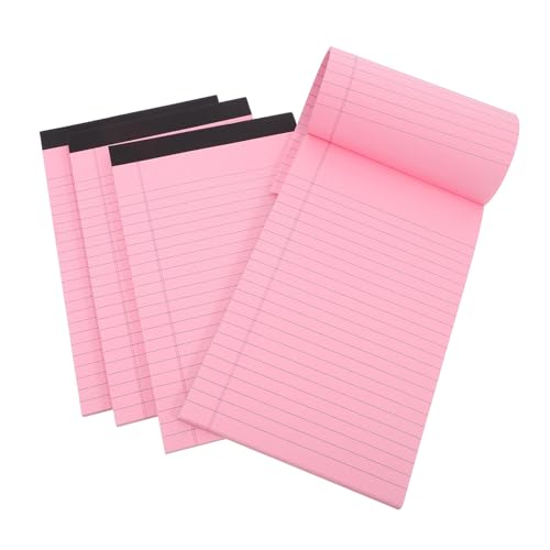 UTHCLO 4 Stück Juristischer Notizblock Memo-notizbuch Notizbuch Schreiben Einkaufslisten-notizblock Tragbarer Notizblock A5-Taschen-notizblock Notizblöcke Für Die Arbeit Papier von UTHCLO