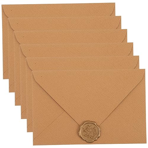 UTHCLO 6Sätze Retro Stil Umschläge Teiliges Vintage Briefpapier Umschlag Kit für Einladungen Grußkarten und Persönliche Briefe aus Hochwertigem mit Wachssiegel UTHCLO 6Sätze Retro Stil Umschläge Teiliges Vintage Briefpapier Umschlag Kit für Einladungen Grußkarten und Persönliche Briefe aus Hochwertigem mit Wachssiegel von UTHCLO