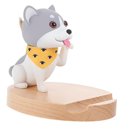 UTHCLO Handyhalter Hund Design aus Hochwertigem Material Stabiler Tischständer für Smartphones Niedlicher Husky Telefonständer für Schreibtischdekoration Praktische Handy Rack UTHCLO Handyhalter Hund Design aus Hochwertigem Material Stabiler Tischständer für Smartphones Niedlicher Husky Telefonständer für Schreibtischdekoration Praktische Handy Rack von UTHCLO