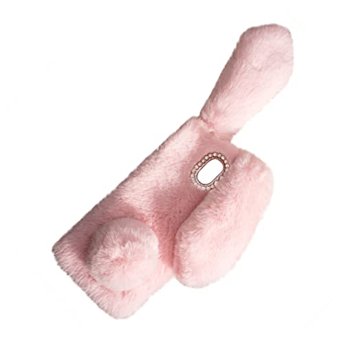 UTHCLO Handyhülle Mag Handyschutz Smartphone Hülle Handy Schutzhülle Handyzubehör Handycover Handyschutz Plüschhülle Hase Handytasche Pink von UTHCLO