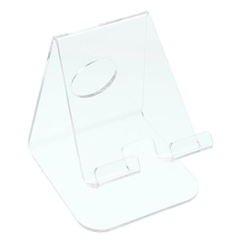 UTHCLO Transparenter Handyständer aus Acryl Telefonregal für Schreibtisch Leicht Kompakt für Smartphone Modelle Stabil Langlebig Einfach zu Bedienen UTHCLO Transparenter Handyständer aus Acryl Telefonregal für Schreibtisch Leicht Kompakt für Smartphone Modelle Stabil Langlebig Einfach zu Bedienen von UTHCLO