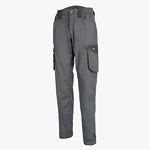 Utility Diadora - Arbeitshose Staff ISO 13688:2013 für Mann (EU XS), 75070 Stahlgrau von UTILITY DIADORA