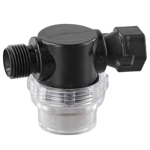 Filter, Inline-Wasserfilter, 1,27 cm (1/2 Zoll), Farming-Garten-Wasserreiniger für Wohnmobil, transparenter Kunststoff, 50 Mesh-SS-Bildschirm, leicht zu identifizieren, wenn Reinigung erforderlich ist von UTTASU