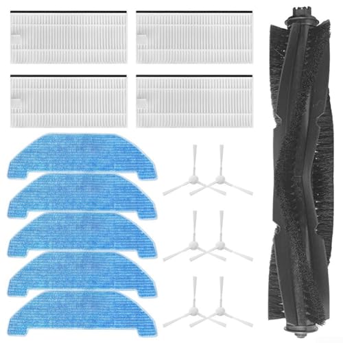 Halten Sie Ihren für RS0100WA Saugroboter in Topform mit Ersatzteilen Hauptbürste, Filter, Seitenbürsten von UTTASU