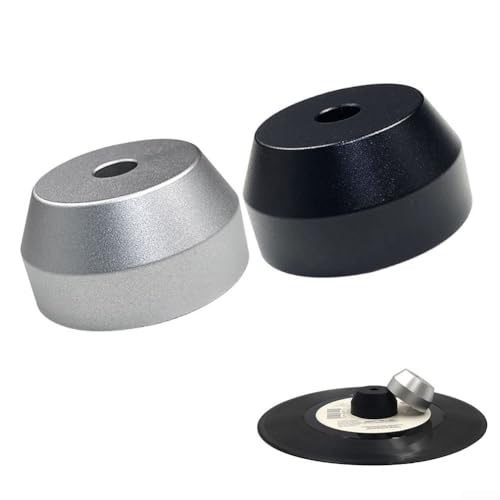 Kompakter Aluminium-Schallplattenadapter für Plattenspieler mit 45 U/min, ideal für Zuhause und DJ, silberfarben Kompakter Aluminium-Schallplattenadapter für Plattenspieler mit 45 U/min, ideal für Zuhause und DJ, silberfarben von UTTASU