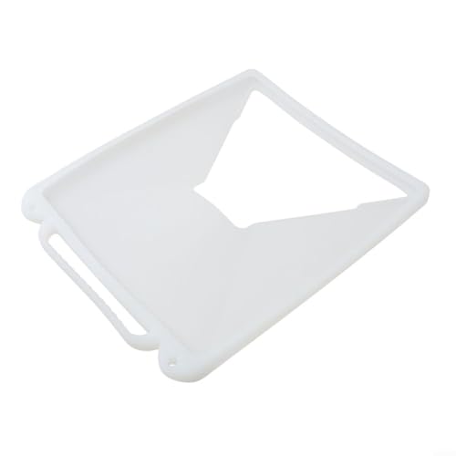 UTTASU Anti-Kollisions-Silikon-Schutzhülle für Starlink Mini Outdoor-Gerät, leicht zu reinigen, umfassender Schutz, Anti-Rutsch-Design, Schwarz/Weiß, 35030030 mm (Weiß) von UTTASU