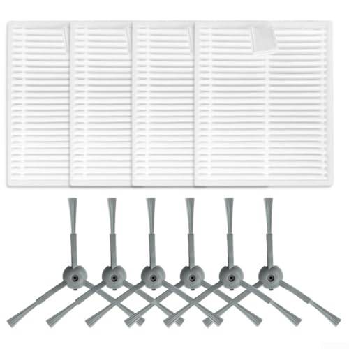 Zuverlässiges Seitenbürsten-Filter-Set für L20 und für Honiture V8 Pro Roboter-Staubsauger, fängt Staub und Schmutz effektiv auf, lang anhaltende Leistung von UTTASU