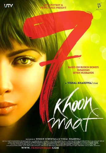 7 Khoon Maaf (New Hindi Film / Bollywood Movie / Indian Cinema DVD) von UTV