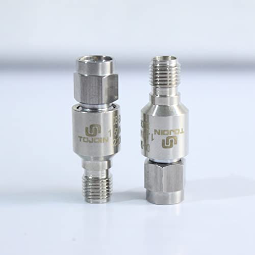 TOJOIN 2 Stück DC Block In-Line SMA Stecker auf Buchse RF-Koaxial-Dämpfungsglied 50–6000 MHz Stecker Blockiert Gleichspannung von Ihrem Radio oder RF-Testgerät TOJOIN 2 Stück DC Block In-Line SMA Stecker auf Buchse RF-Koaxial-Dämpfungsglied 50–6000 MHz Stecker Blockiert Gleichspannung von Ihrem Radio oder RF-Testgerät von UU TOJOIN