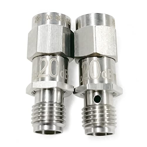 TOJOIN 2PCS RF Koaxial-Dämpfungsgerät, 12.4GHz 20dB 2W 50Ohm SMA Stecker auf SMA Buchse RF Coaxial Attenuator SMA Fester Dämpfungsregler TOJOIN 2PCS RF Koaxial-Dämpfungsgerät, 12.4GHz 20dB 2W 50Ohm SMA Stecker auf SMA Buchse RF Coaxial Attenuator SMA Fester Dämpfungsregler von UU TOJOIN