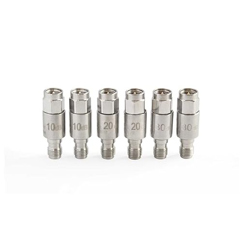 TOJOIN SMA-Dämpfungsglied, Stecker auf Buchse, SMA-Dämpfungsglied, Koaxial-HF-Dämpfungsglied, DC auf 8 GHz, 50 Ohm, 2 W, 30 dB, SMA 8G Dämpfungsglied, 5 Stück von UU TOJOIN