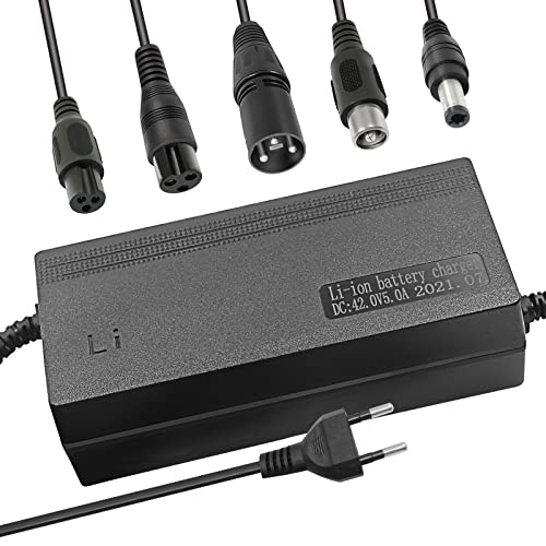 42V 5A Li-ion Ladegerät Mehrere Stecker PowerFast 3-Prong Inline Stecker Für 36V Pocket Mod Sport Mod für Elektroroller 10S von UURRPP