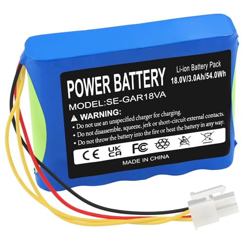 Li-ion 3000mAh 18V Rasenmäher Akku für Husqvarna 589586201 R100Li Automower 430X für Gardena Sileno R160Li2018 R130LIC von UURRPP