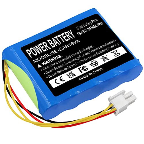 Li-ion 3000mAh 18V Rasenmäher Akku für Husqvarna 589586201 R100Li Automower 430X für Gardena Sileno R160Li2018 R130LIC Li-ion 3000mAh 18V Rasenmäher Akku für Husqvarna 589586201 R100Li Automower 430X für Gardena Sileno R160Li2018 R130LIC von UURRPP