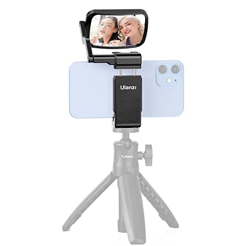 ULANZI Smartphone-Selfie-Spiegel-Handyhalterung, Clip-Halterung für iPhone 16, 15, 14, 13, 12 Pro Max, Mini-Rückkamera, Vlogging, Live-Streaming, Must-Have-Zubehör von UURig
