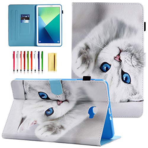 UUcovers, Schutzhülle für Samsung Galaxy Tab A 10.1 Zoll (25,7 cm) Tablet SM-T580/T585 (PU-Leder, Standfunktion, Kartenfächer) 03 Kitten von UUcovers