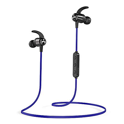 Bluetooth-Kopfhörer, kabellose Bluetooth-Kopfhörer, Bluetooth-Kopfhörer mit CVC 8.0, eingebautes Mikrofon, 20 Stunden Nutzungsdauer, IPX7 wasserdicht, Bluetooth Sport-Kopfhörer, Laufen, Fitness von UXD