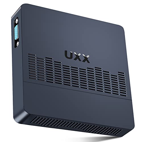 UXX Mini-PC, Unterstützung 512 GB SSD Erweiterung, N3350 Desktop-Computer 64 GB eMMC, kleiner PC Gaming 4K IPS HD UHD Dual Display, BT4.2, 2.4/5G WiFi, USB 3.0, für Büro/Zuhause, Blau UXX Mini-PC, Unterstützung 512 GB SSD Erweiterung, N3350 Desktop-Computer 64 GB eMMC, kleiner PC Gaming 4K IPS HD UHD Dual Display, BT4.2, 2.4/5G WiFi, USB 3.0, für Büro/Zuhause, Blau von UXX