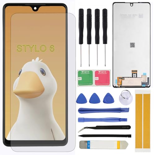 Ersatz-LCD-Bildschirm für LG Stylo 6 17,3 cm (6,8 Zoll) LMQ730TM Q730AM Q730NM Montage LCD Display Touchscreen Digitizer mit Werkzeugen von UYGHHK