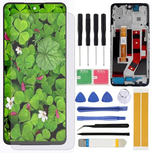 Ersatz-LCD-Bildschirm für Oneplus N30 5G CPH2513 CPH2515 16,7 cm (6,7 Zoll) Display, LCD-Touchscreen-Digitizer mit Rahmen von UYGHHK