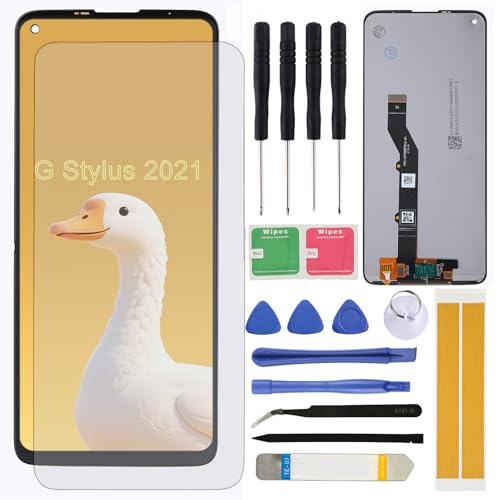 Ersatzbildschirm für Moto G Stylus 2021 XT2115 XT2115-1 XT2115DL 17,7 cm (6,8 Zoll) LCD-Display, Touch-Digitalisierer, Montage mit Werkzeugen von UYGHHK