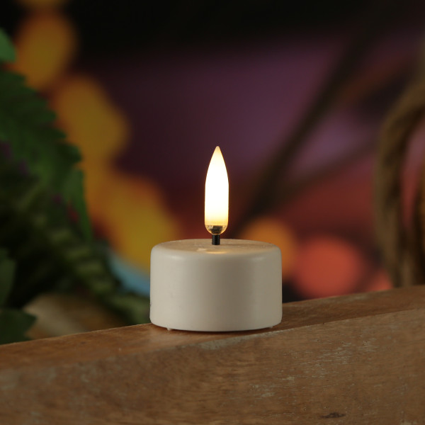 LED Teelicht THEA - 3D Flamme - D: 4cm - H: 5,3cm - Timer - inkl. B... LED Teelicht THEA - 3D Flamme - D: 4cm - H: 5,3cm - Timer - inkl. B... von UYUNI