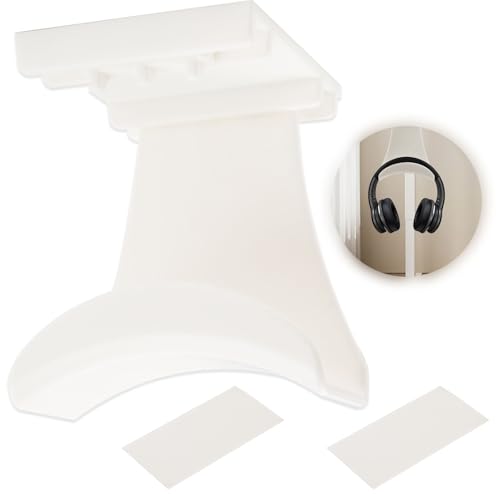 UYUYong Universal Headset Halterung Tisch Kopfhörerhalter Haken Unter dem Schreibtisch mit Starkem Klebeband für Schreibtisch Tisch die Meisten Gaming Headphones Deko Aufhängung Huthalter Weiß UYUYong Universal Headset Halterung Tisch Kopfhörerhalter Haken Unter dem Schreibtisch mit Starkem Klebeband für Schreibtisch Tisch die Meisten Gaming Headphones Deko Aufhängung Huthalter Weiß von UYUYong