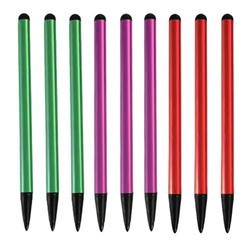 UYVPAER 6 Stück Stylus-Stifte Für Touchscreens, Universeller Mit Feiner Spitze Für Handy/Ipad/Samsung/Android/Tablet(Rot, Rosa, Grün) von UYVPAER